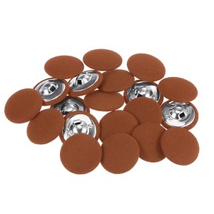 Unique Bargains Metal Shank Round Cloth Covered DIY Sewing Buttons 20 Pcs - 1 of 4