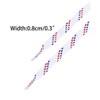 Elerevyo Polka Dots Shoe Laces Flat Shoelaces Double Color Twill Shoe Strings for Casual Sneakers 2 Pairs - 3 of 4