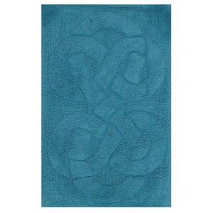 Knightsbridge Tuft Twisted 220 GSF Non Skid Back Bath Rug - 17" x 24" - 1 of 4