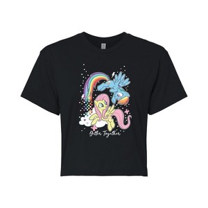 Women's - My Little Pony - Better Together Cropped Graphic T-Shirt - 1 of 4