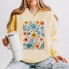 Simply Sage Market Watercolor Daisy Garden Lightweight Garment Dyed Sweatshirt - 2 of 4