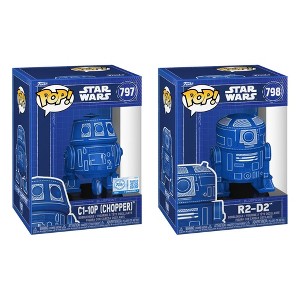 Funko Pop! 2 Pack Star Wars, Blueprint: C1-10P (Chopper) #797 & R2