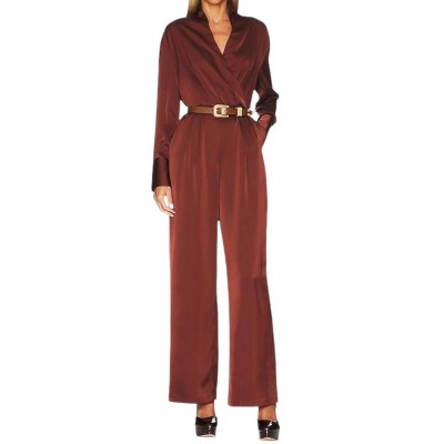 Women's Sheila Satin Jumpsuit - line and dot