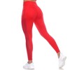 Women's High-Waist Mesh Fitness Leggings - White Mark - 3 of 4