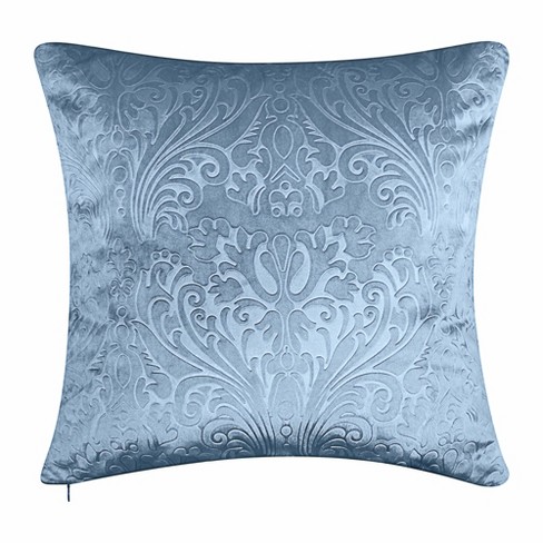 Blue damask pillows hot sale