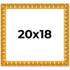PosterPalooza | 20x18 Bamboo Picture Frame, UV Acrylic, 4 Finishes - Brown, Black, Gold, and Natural - 2 of 4