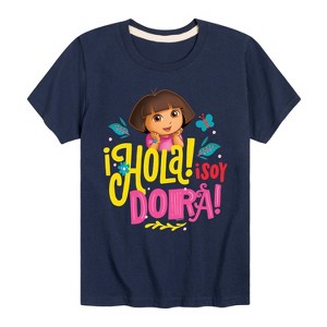 Boys' - Dora the Explorer - Hola Isoy Dora Short Sleeve Graphic T-Shirt - 1 of 3