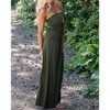 Imily Bela Womens Summer Off The Shoulder Strapless Bandeau Maxi Dress with Pockets - 2 of 3