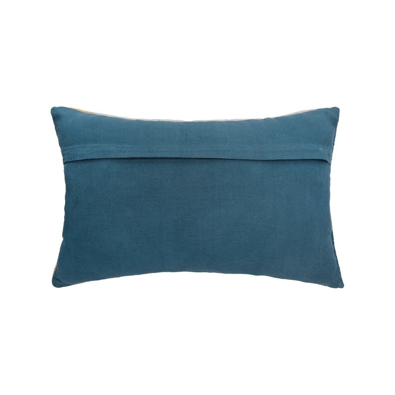 carol & frank 14" x 22" Rory Modern Geometric Gray Cotton Blend Decor Throw Pillow, 2 of 6