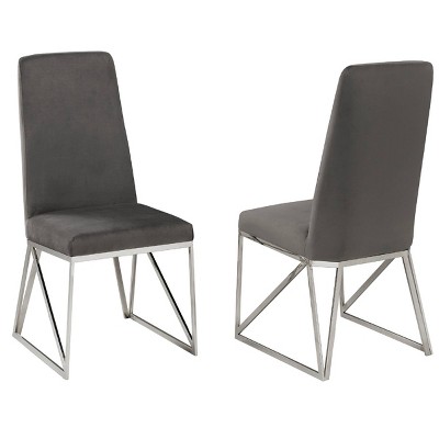 Brassex Set of 2 Ariela Dining Chairs