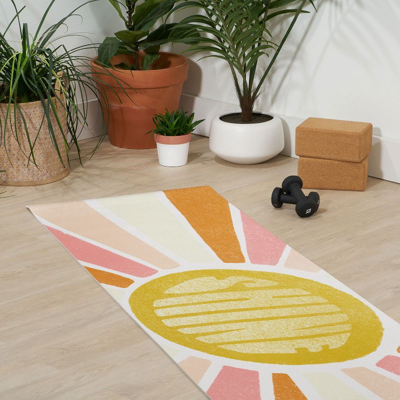 Sunshinecanteen Sundial Shine (6mm) 24" x 70" Yoga Mat - Society6, 3 of 4