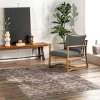 Nuloom Zofia Vintage Persian Pet Friendly Machine Washable Area Rug, 4' x 6', Dark Red - 2 of 4