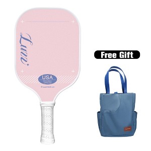 Luzz T700 Carbon Fiber Pickleball Paddle with Sandblasted Surface & Honeycomb Core Racket - Includes Free Versatile Tote Bag - 1 of 4