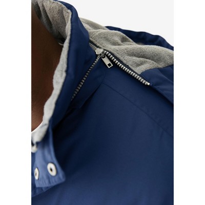 Boulder Creek by KingSize Fleece-Lined Parka With Detachable Hood And 6 Pockets - L, Carbon — фото 6