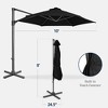 Best Choice Products 10ft 360 Rotating Cantilever Offset Hanging Patio Umbrella - Black - 2 of 4