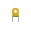 Meridian Furniture,Carousel Yellow Velvet Dining Chair, Set of 2 - 2 of 4