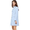 INSPIRE CHIC Women's Notched Lapel Single Breasted Outwear Fall coat - 4 of 4