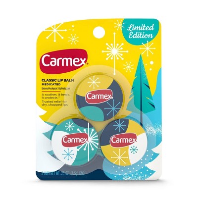 Carmex Original Limited Edition Lip Balm Jars - 3pk