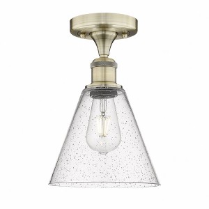 Berkshire - 1 Light Semi-Flush Mount In Industrial Style-10.75 Inches Tall and 8 Inches Wide - 1 of 1