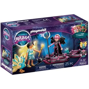 Playmobil Adventures of Ayuma Crystal Fairy And Bat Fairy with Soul Animal 70803 Playset 25pc - 1 of 1