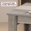 GustoWave 63" Wood Farmhouse Dining Table, for 4-6,Regular Tabletop - 4 of 4