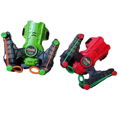 Zing Airhunterz Wrist Bow Dual Pack With 2 Wrist Bows And 6 Zartz