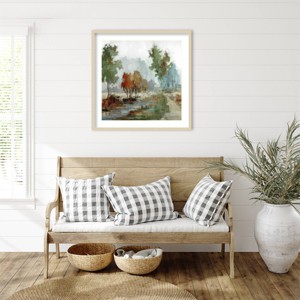 Amanti Art Trees Back Home by Jacqueline Ellens Wood Framed Wall Art Print - 1 of 4