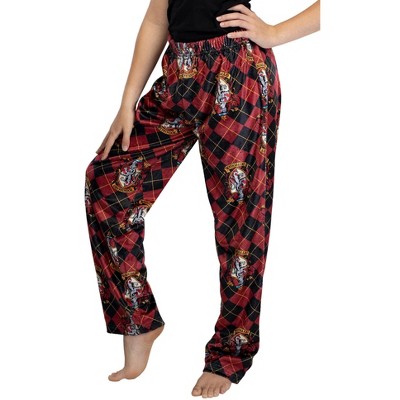 Intimo Harry Potter Big Boys Houses Plaid Pajama Lounge Pants (hogwarts,  14) Black : Target