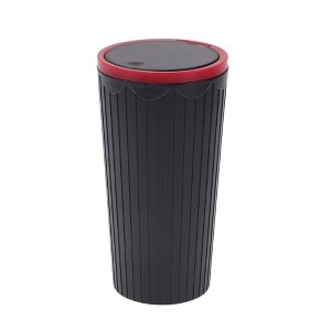 Unique Bargains Car Trash Can Portable Plastic Auto Car Cup Holder Trash Bin 1 Pc - 1 of 4