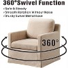 GDFStudio Fitch 29.9" W Upholstered Swivel Chenille Arm Chair with Removable Back Cushion - 4 of 4