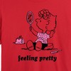 Women's - Peanuts - Feeling Pretty Sally Cropped Graphic T-Shirt - 2 of 4