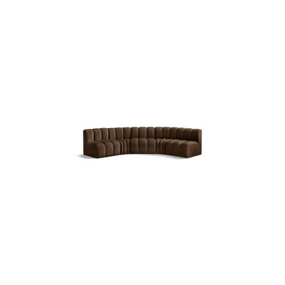Meridian Furniture,Arc Velvet Modular Sofa
