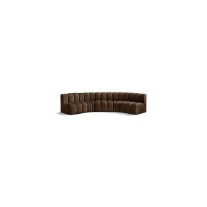 Meridian Furniture,Arc Velvet Modular Sofa - 1 of 4