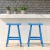 WestinTrends Outdoor Patio Adirondack Counter Height Stool Chair - 2 of 4