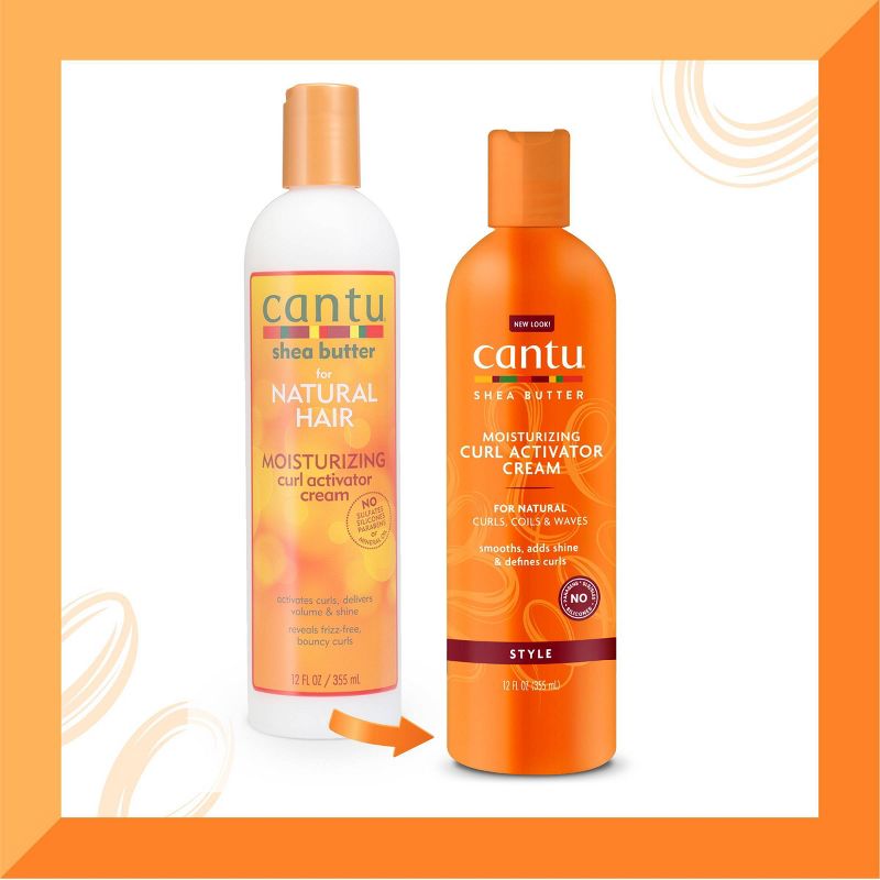 Cantu Natural Hair Moisturizing Curl Activator Cream - 12 fl oz, 3 of 14