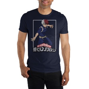 Shoto Todoroki My Hero Academia Men's Black T-Shirt - 1 of 1