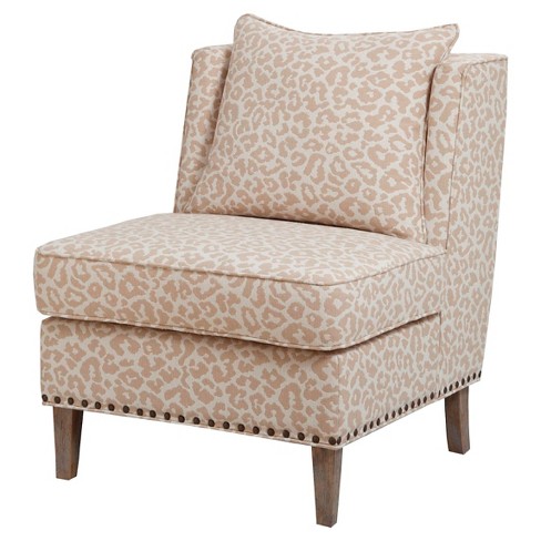 Beige outlet armless chair