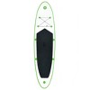 vidaXL Inflatable Stand Up Paddle Board Set Green and White - 4 of 4