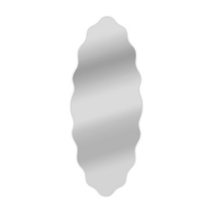 Chloe Lighting Reflection Vertical/Horizontal Hanging Oval Shaped Frameless Wall Mirror 49`` Height - 1 of 4