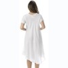 Riviera Sun Womens Embroidered Summer Dress - Short Sleeve Beach Cover Up with Embroidery - Dresses for Women - 3 of 3