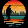 Men's Design By Humans FATHER AND DAUGHTER FISHING VINTAGE By punsalan T-Shirt - 2 of 2