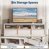 70 inch TV Stand for 80" TVs, Mid Century Modern Entertainment Center with Storage Drawer & Open Shelves, Wood Media Console Cabinet for Living Room - 4 of 4