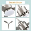 Airsurfer 52-Inch White Ceiling Fan with Remote, Reversible DC Motor, 3 ABS Blades & Color-Changing LED Light - 4 of 4