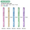 Unique Bargains Aluminum Durable Multipurpose DIY Wind Chime Tubes 3 x 0.2 Inch Green Blue Yellow Purple Pink 50-Pack - 3 of 4