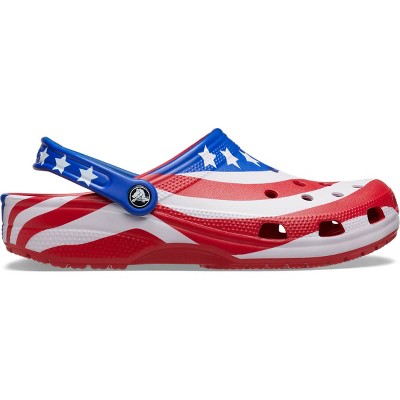Crocs Adult Classic American Flag Clogs