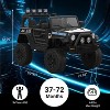 2-Seater 12V Ride On Truck for Kids w/Parent Remote, Safety Belt, LED Lights, MP3 Player, All-Terrain Wheels - 2 of 4