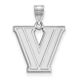 Black Bow Jewelry 14k White Gold Villanova Wildcats NCAA Medium Pendant - 1 of 3