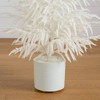 Nearly Natural 3' Artificial Real Touch White Norfolk Island Pine Christmas Tree with Natural Look - 4 of 4