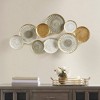 Madison Park Metal Legion Plates Wall Décor Gold/Silver: Geometric Modern Art, Spot Clean, 47.24"x24.02" - 2 of 4
