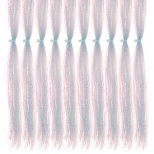 Unique Bargains Holographic Dry Flies Thread Tying Supplies Flash Fly Fishing Line 10 Pcs - 1 of 4